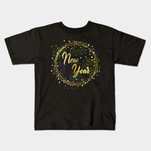 Colorful Year of the Rabbit 2023 - Happy New Year 2023 Kids T-Shirt